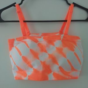 NoBo highlighter orange crop top